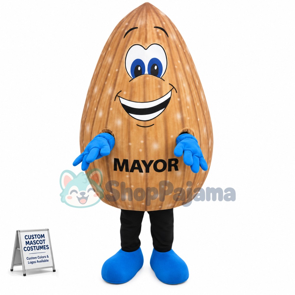 Almond Mascot Costume
