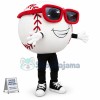 Happy Baseball Mascot Costume