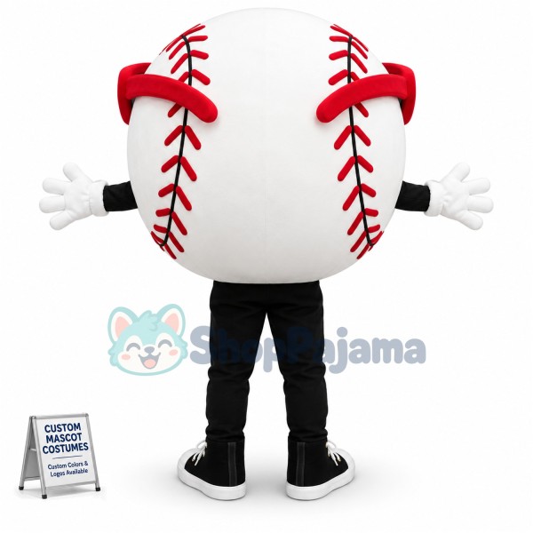 Happy Baseball Mascot Costume
