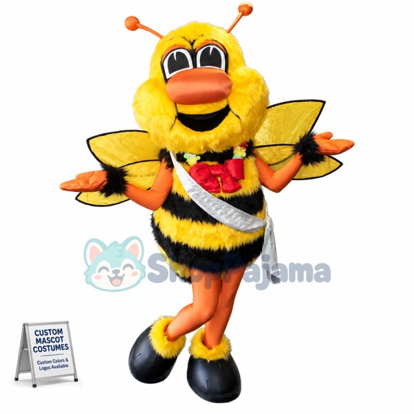 Battle Bee Mascot Costume