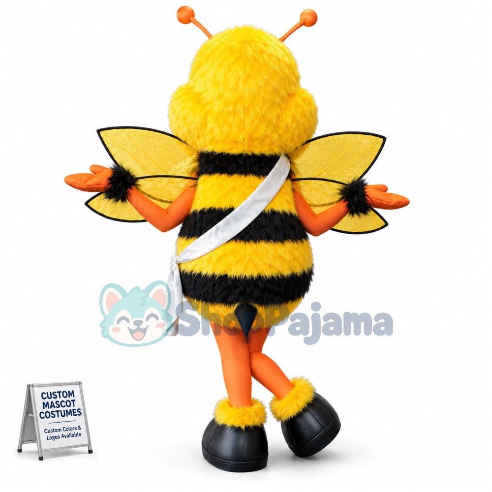 Battle Bee Mascot Costume