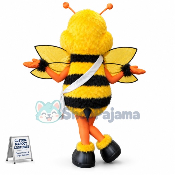 Battle Bee Mascot Costume