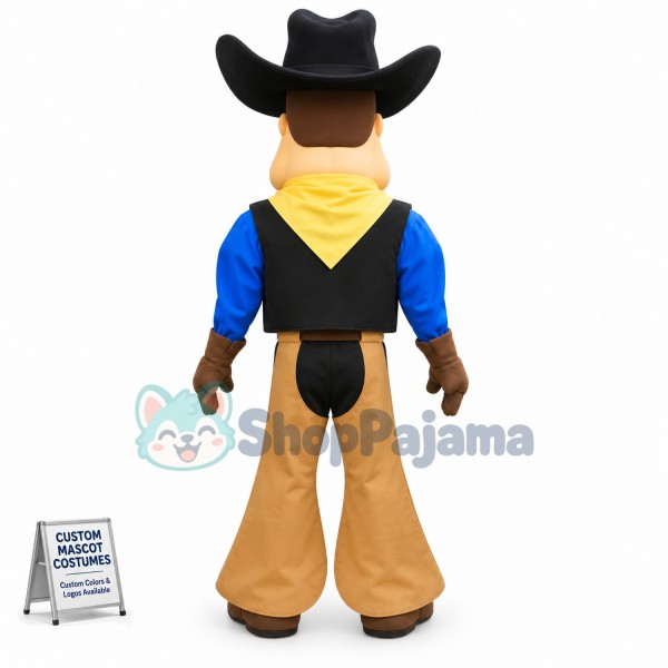 Custom Mascot Lightweight Cowboy Mascot Costume