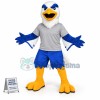 Blue & White Eagle Mascot Costume