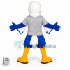 Blue & White Eagle Mascot Costume