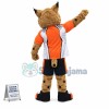 College Lightweight Bobcat Mascot Costume