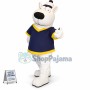 Big Eye White Bear Mascot Costume