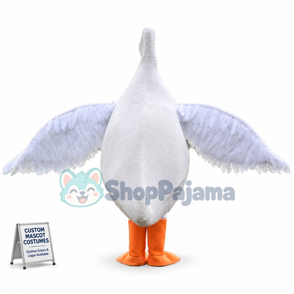 Custom Mascot Swan Mascot Costume