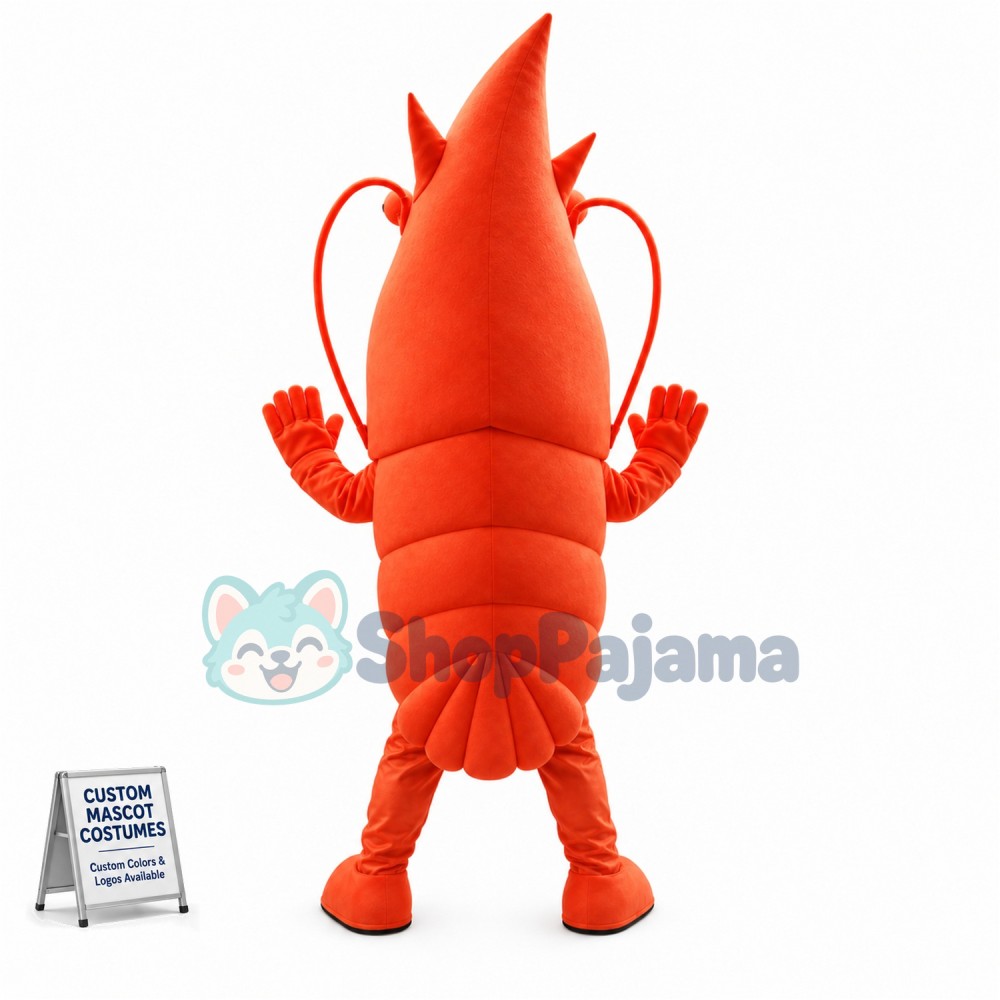 Custom Mascot Red Lobster Mascot Costume