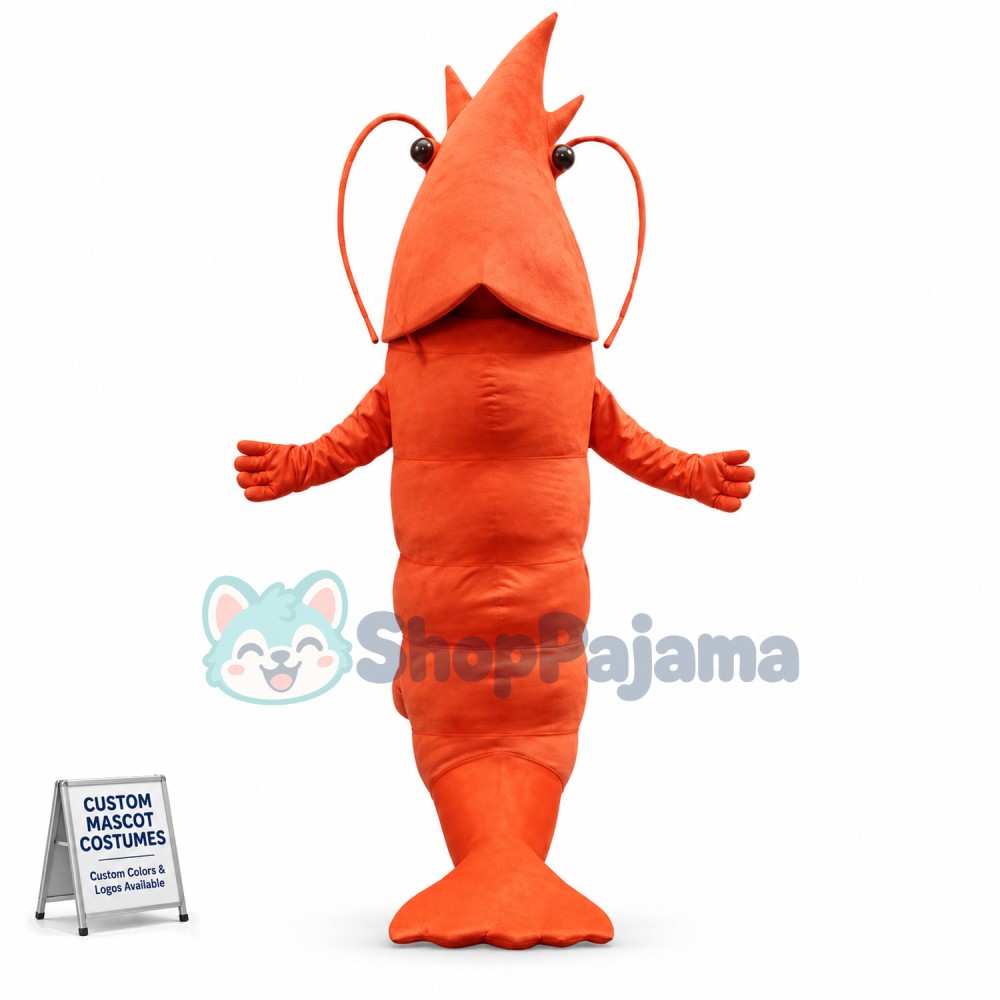 Custom Mascot Red Lobster Mascot Costume