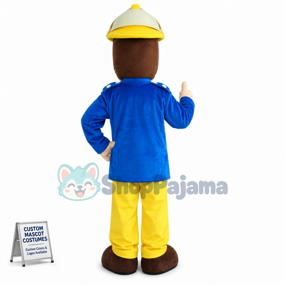 Fireman Sam Mascot Costume