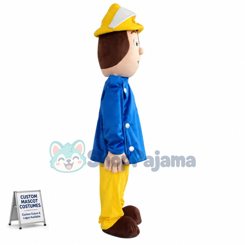 Fireman Sam Mascot Costume
