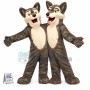 Boy & Girl Wolf Mascot Costume