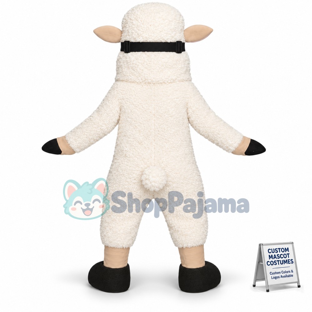 Cute Lightweight Sheep Mascot Costume