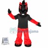 Black & Red Horse Mascot Costume