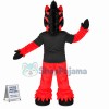 Black & Red Horse Mascot Costume