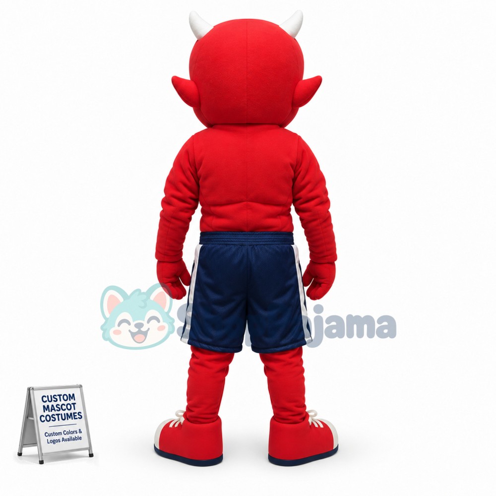 Cute Lightweight Devil Mascot Costume