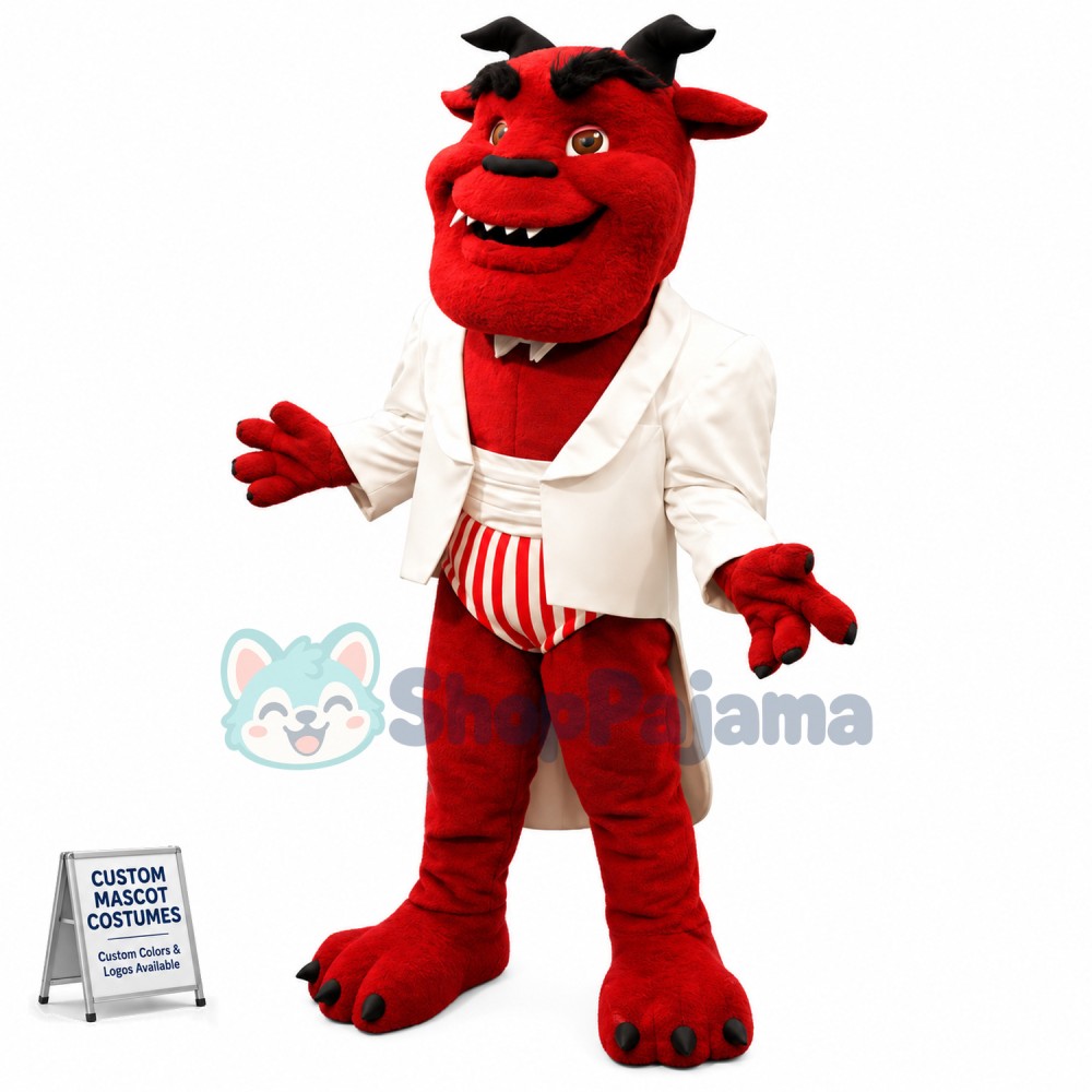 Gentleman Devil Mascot Costume
