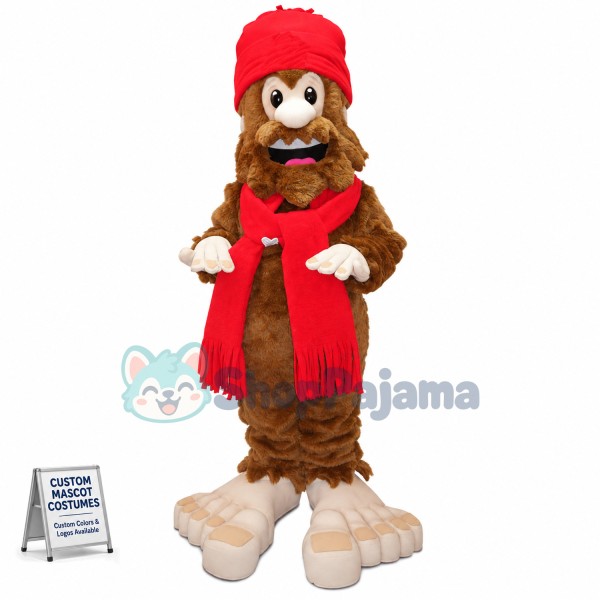 Big Foot Mascot Costume
