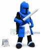 Blue Titan Knight Mascot Costume