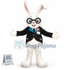 Cute White Lightweight Rabbit Mascot Costume