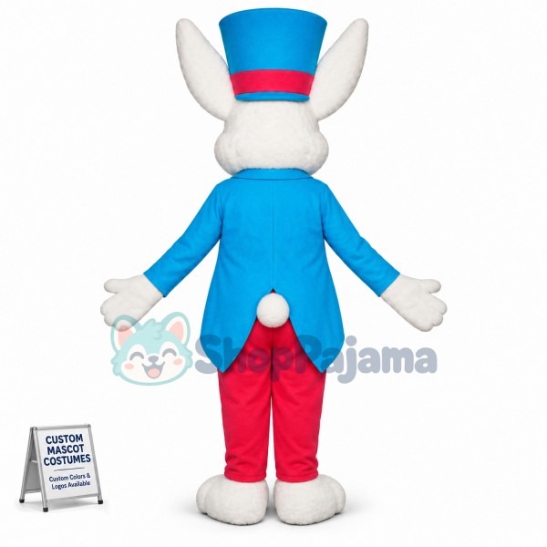 Happy Lightweight Rabbit Mascot Costume