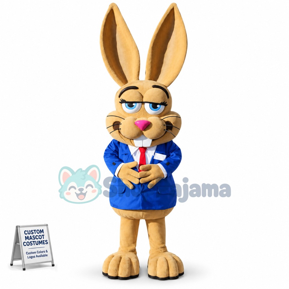 Cute Jackrabbit Mascot Costume