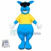 Blue Kangaroo Mascot Costume