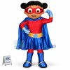 Super Hero Girl Mascot Costume