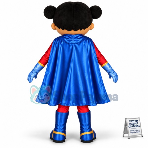 Super Hero Girl Mascot Costume