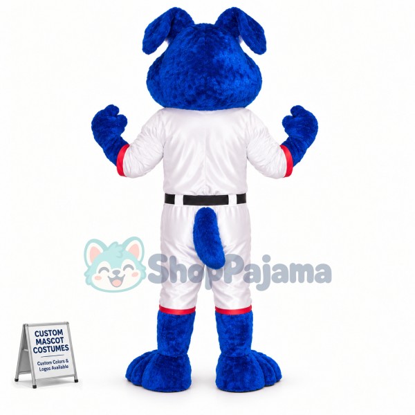 Blue Lightweight Dog Mascot Costume