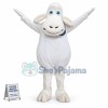 White Sheep Mascot Costume