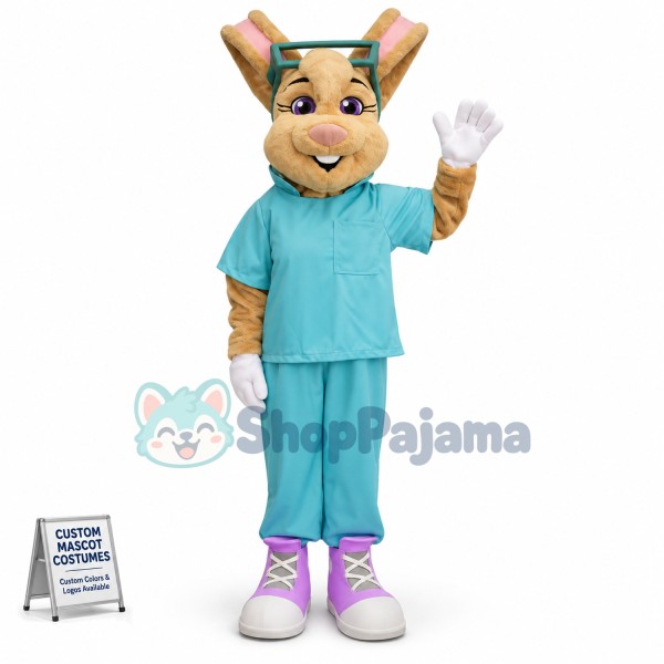 Doctor Bunny Mascot Costume