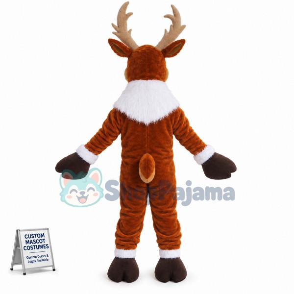 Christmas Lightweight Reindeer Mascot Costume