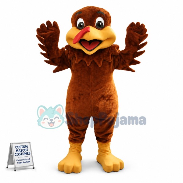 Turkey Mascot Costume Adult Animal Costume