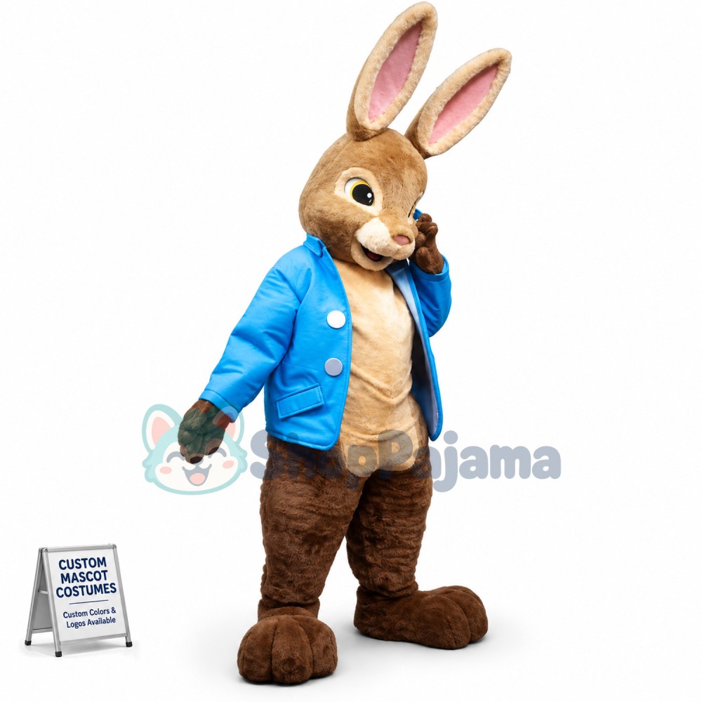 Custom Mascot Peter Rabbit Mascot Costume