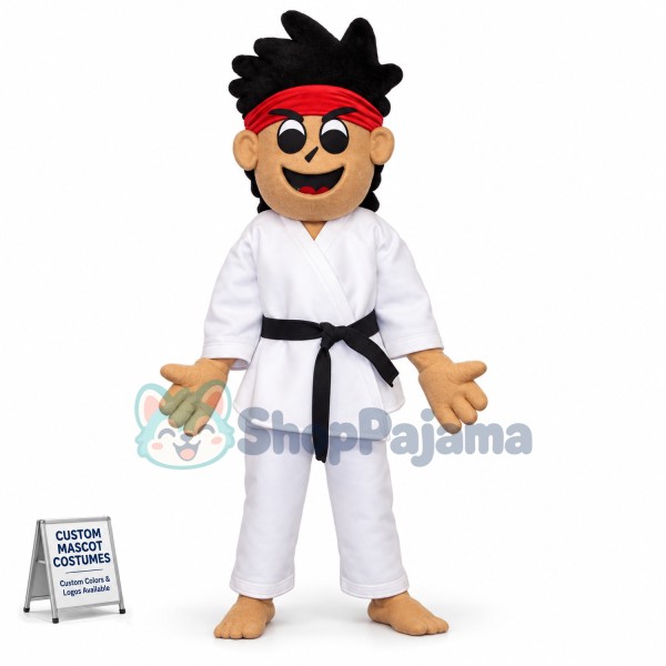 karate Kid Mascot Costume