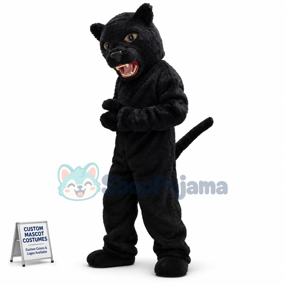 White Lightweight Tiger Mascot Costume