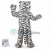 White Bengal Tiger Mascot Costume