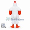 White Lightweight Chicken Mascot Costume 