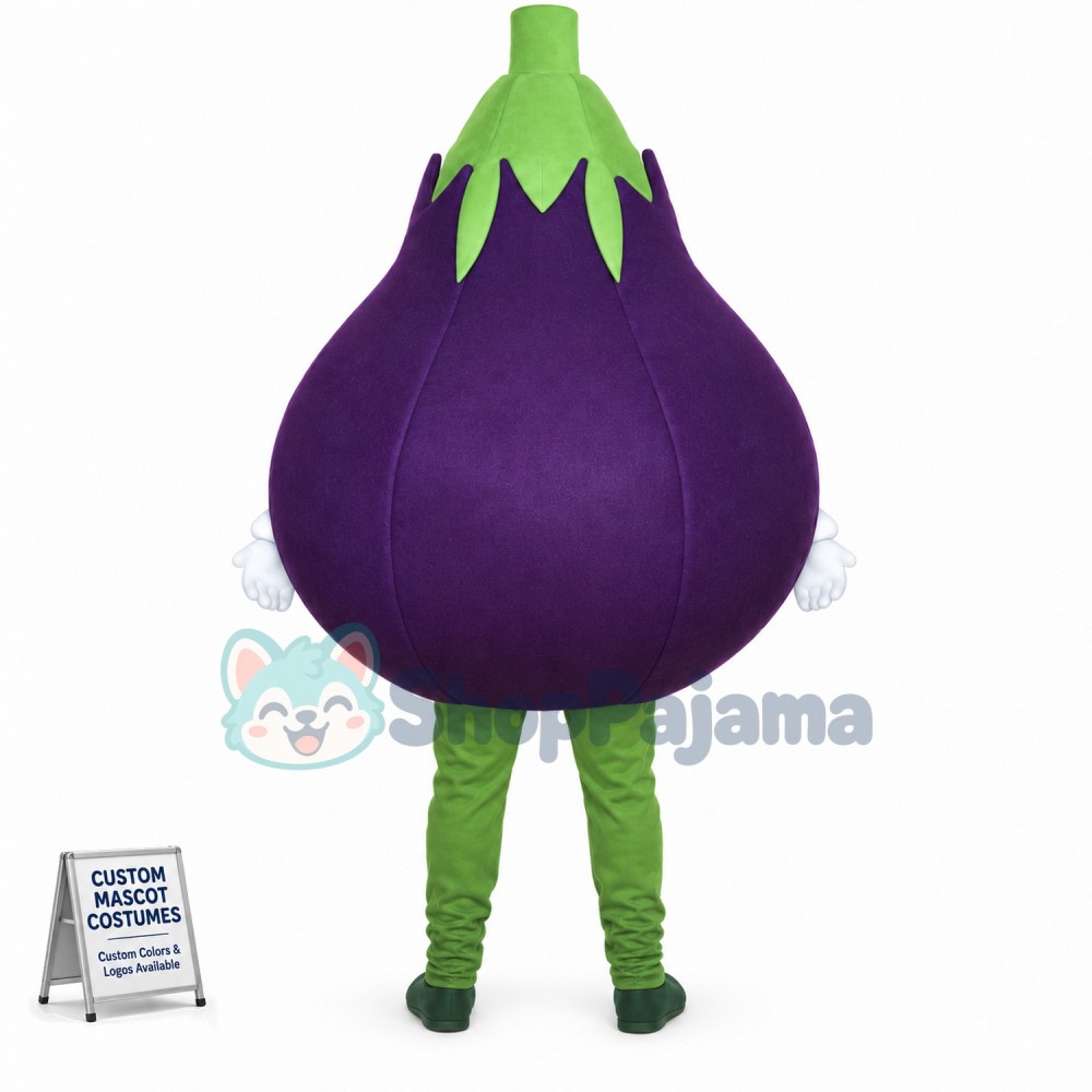 Eggplant Mascot Costume Custom Mascot