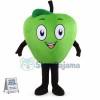 Cyan Apple Mascot Costume