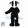 White & Black Dog Mascot Costume