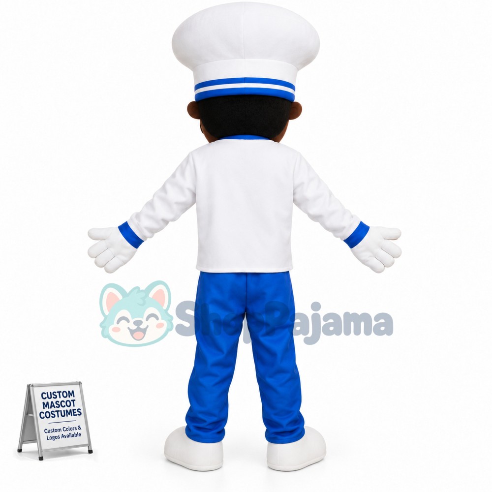 Chocolate Chef Uncle Mascot Costume
