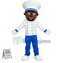Chocolate Chef Uncle Mascot Costume