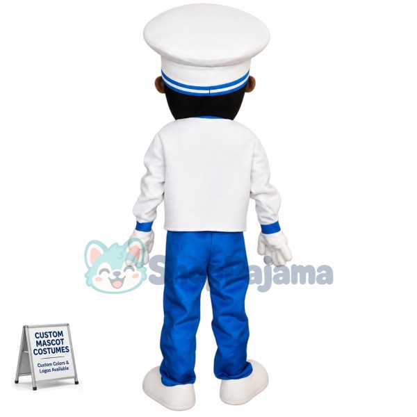 Chocolate Chef Uncle Mascot Costume