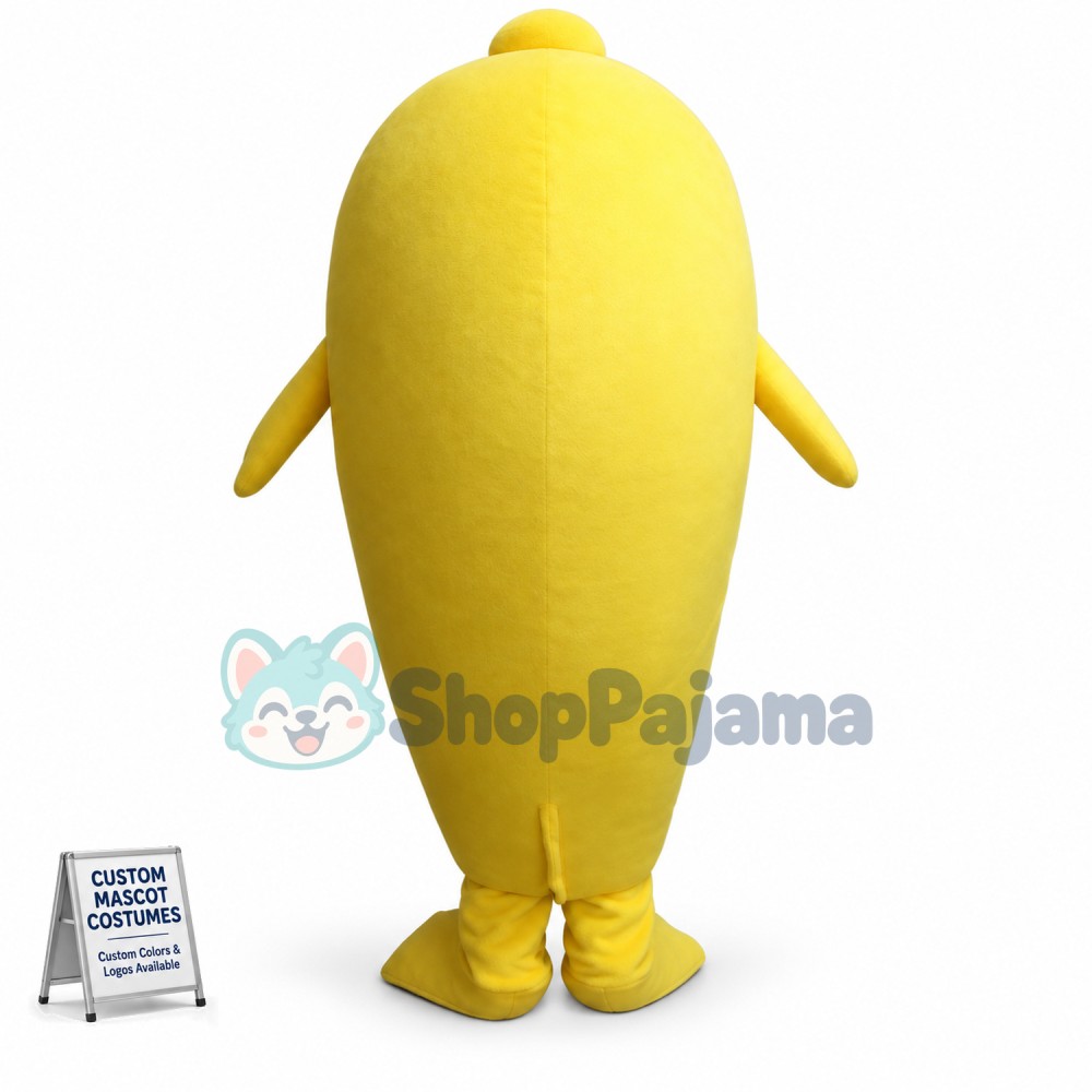 Yellow Seal Mascot Costume