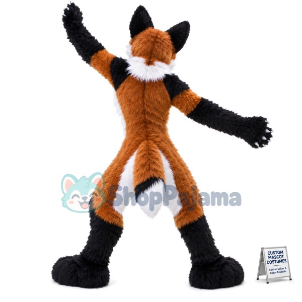 Brown Fox Mascot Costume