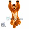 Happy Brown Dog Wolf Mascot Costume