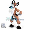 Dog Fox Wolf Realistic Mascot Costume